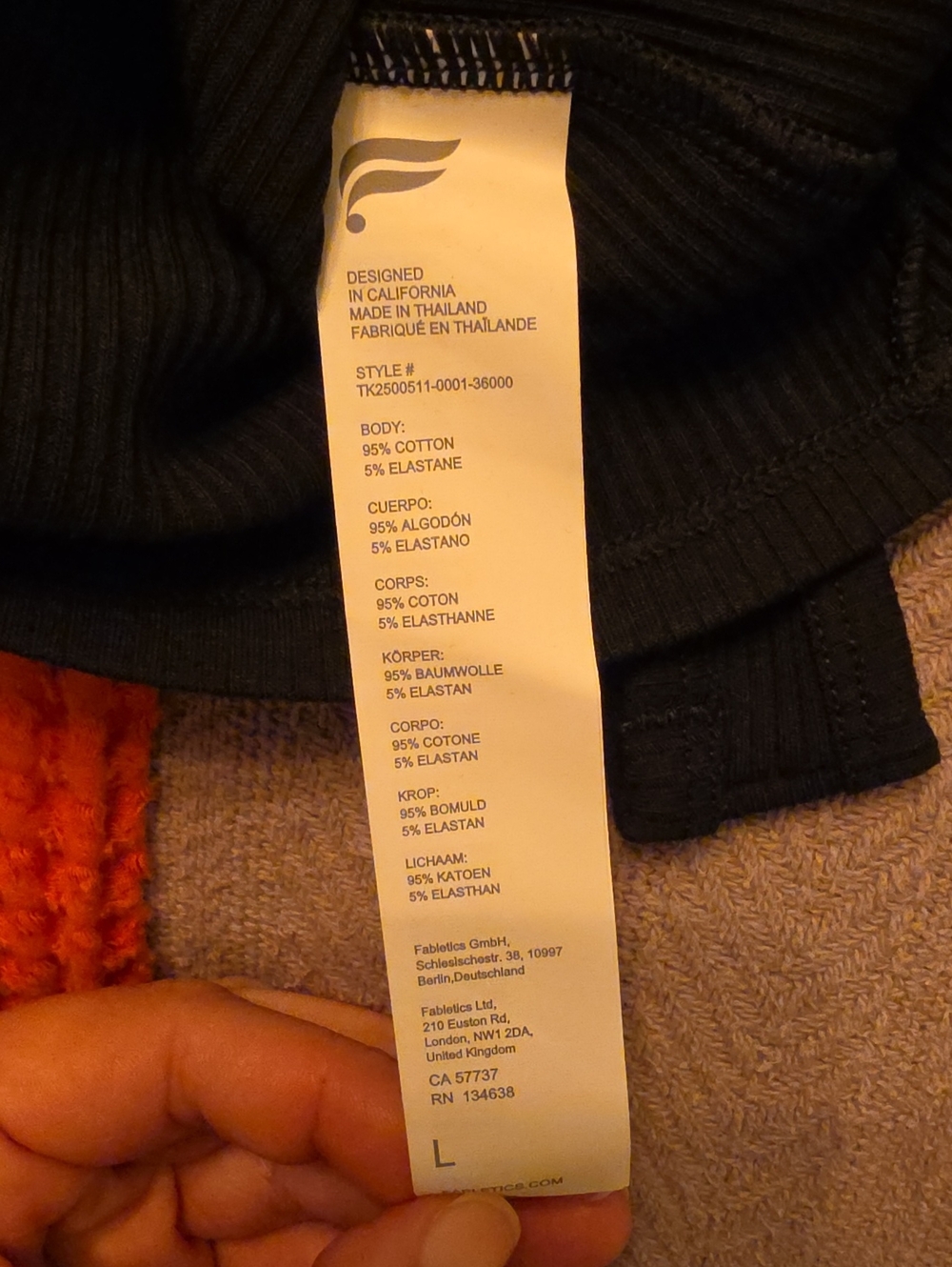 Fabletics White Ribbed Square-Neck Tank - Picture 8 of 8